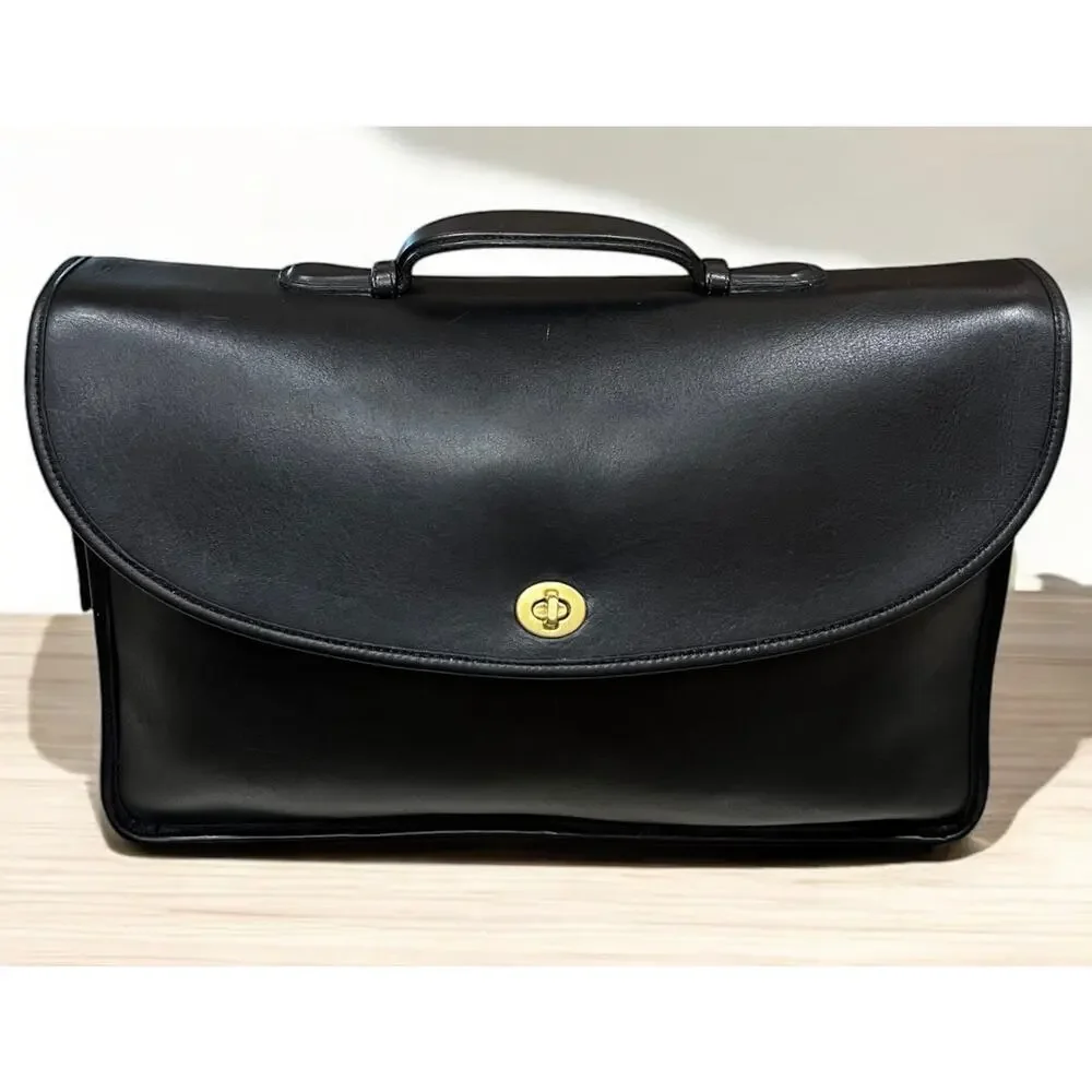 Vintage Coach 5265 Lexington Brief Bag - Picture 2 of 12